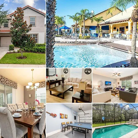 Lux 6 Bed King 5Bath Resort/Villa Close To Disney